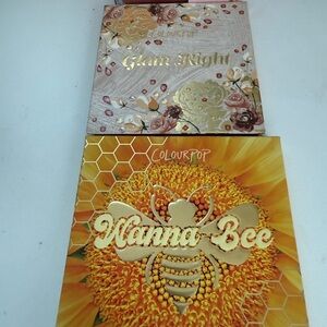 ColourPop Glam Right and Wanna Bee Eyeshadow Palettes